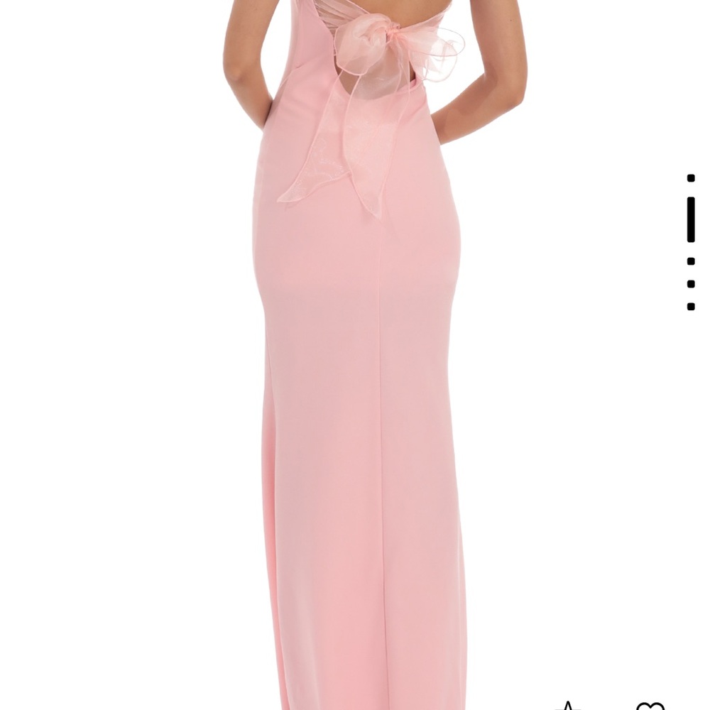 Lucy In The Sky Strapless Open Back Dress